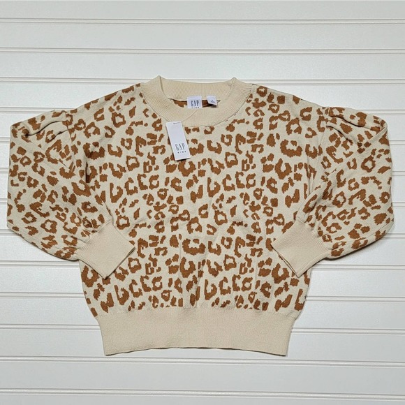NWT Gap Leopard Print sweater - Picture 1 of 6